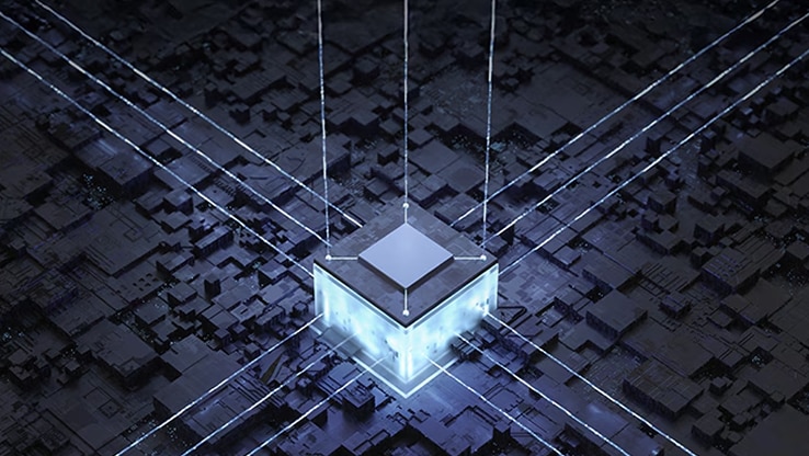 代表高速度的紫色光线