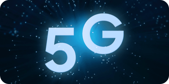 代表未来5G发展的示意图。
