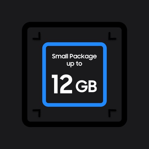 Samsung Semiconductor DRAM LPDDR4X, Small Package up to 12GB