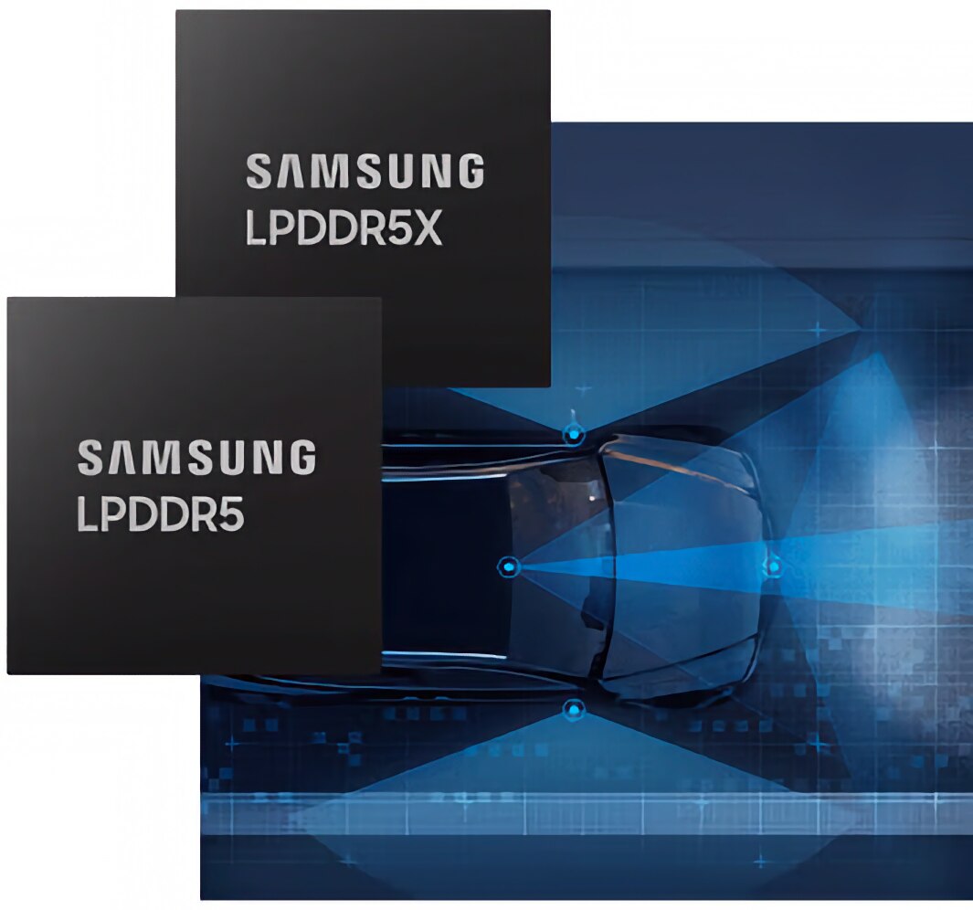 Samsung Electronics LPDDR5X DRAM and LPDDR5 DRAM have outstanding performance and reliability optimized for automotive applications.