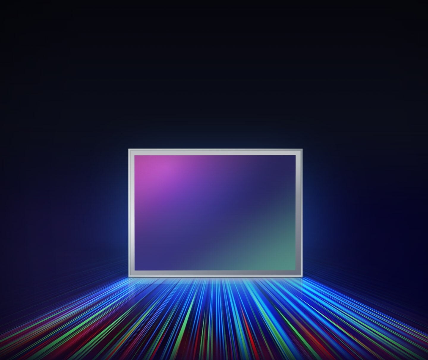 An illustrative image of an image sensor with 3D depth sensing capabilities.