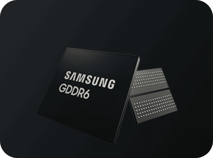 三星GDDR6正反面的图像