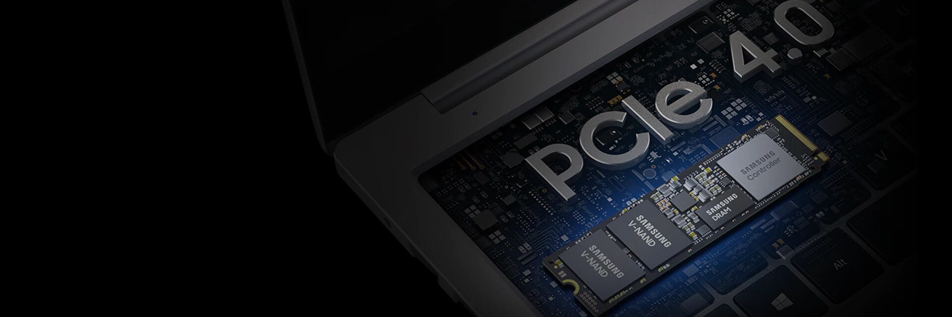 An illustrative image of PM9A1 in Samsung Semiconductor Global Website